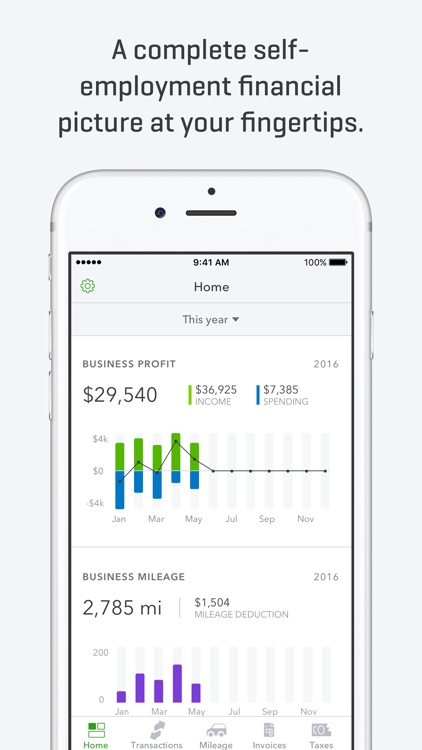 QuickBooks Self-Employed: Mile Tracker, Taxes screenshot-4