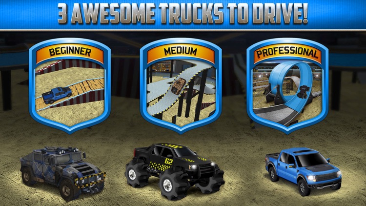 Monster Truck Parking Game Real Car Racing Games screenshot-4