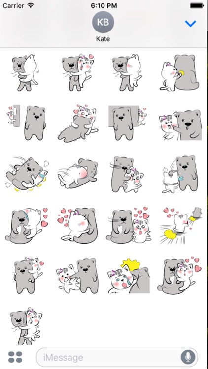 Cat and Bear Lovely screenshot-3