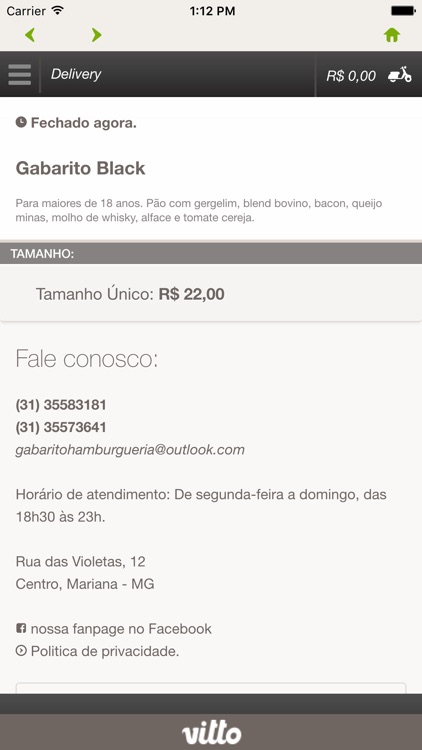 Gabarito Hamburgueria screenshot-4