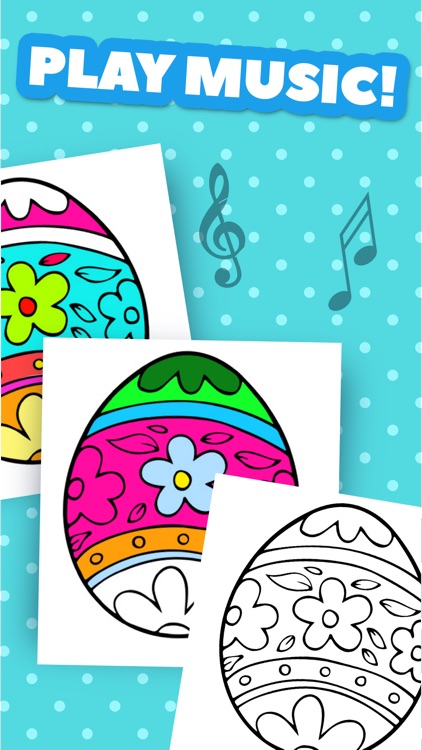 Painting Easter Eggs Coloring Book For Children HD screenshot-3