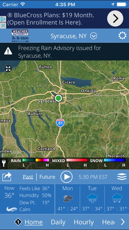 CNY Central Weather
