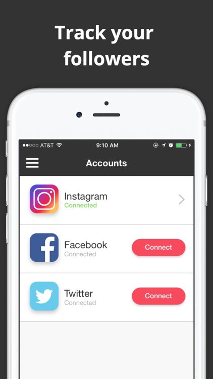 Social Tracker - Social Account Follower Analytics