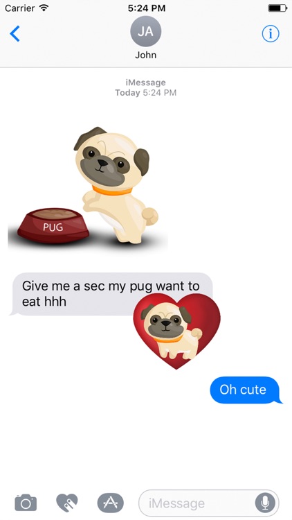 Pug Emoji & Stickers