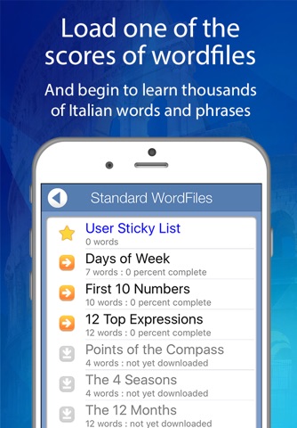 Declan Italian FlashCards screenshot 2