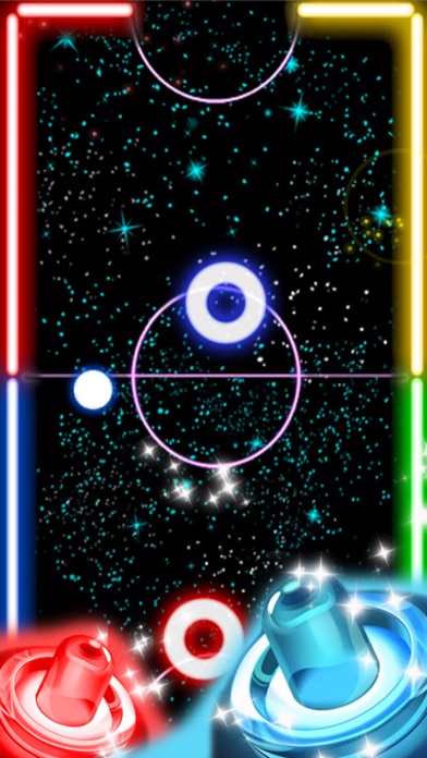 Glow Hockey HD 2 - 人のネオン軽いホッケーのスクリーンショット3 Glow Hockey HD 2 - 人のネオン軽いホッケーのスクリーンショット3
