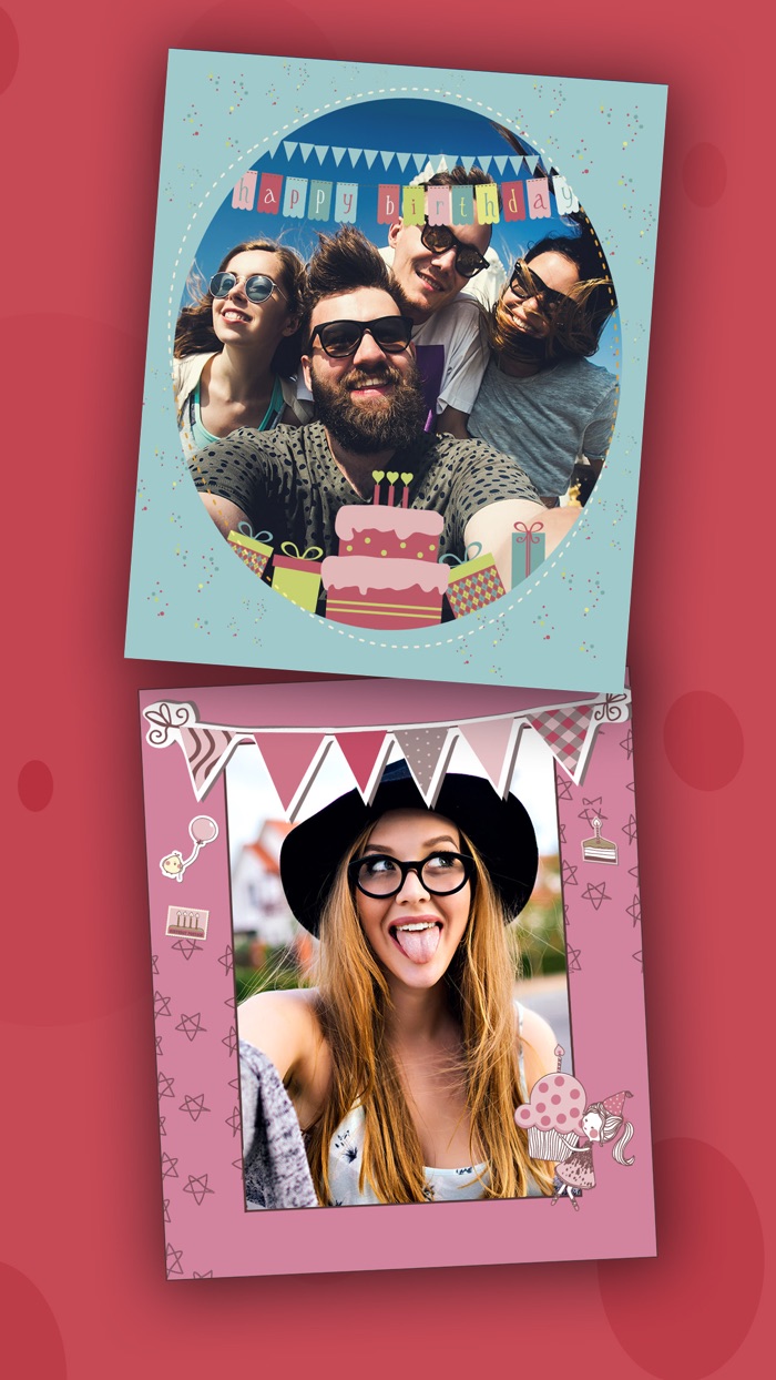 Birthday party photo frames for kids – Pro