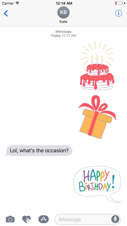A Very Happy Birthday Animated Sticker