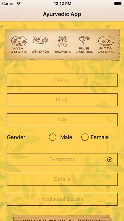 Ayurvedic app