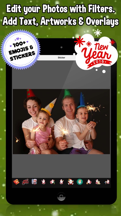 New Year 2017 Frames Photo Editor