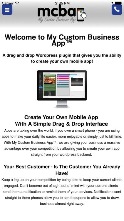 My Custom Business App