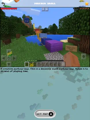 Screenshot 3 Free Parkour Maps for Minecraft Pocket Edition iphone