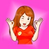 Soccer Player Girl ● Stickers for iMessage