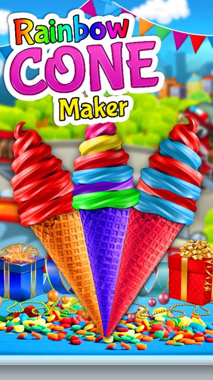 Rainbow Ice Cream Cone Maker! Sweet & Tasty Treat