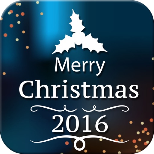 Merry Christmas Greeting Cards 2016 Icon