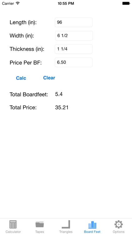 WoodworkerCalc screenshot-3