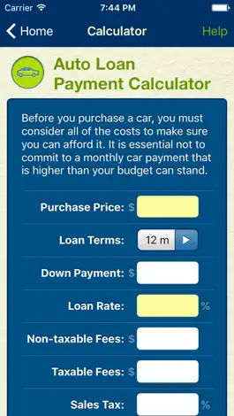 Game screenshot Financial Literacy Calculators apk