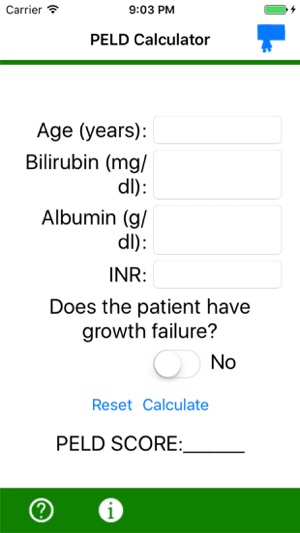 PELD Calculator