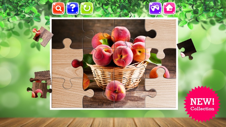 Fruit And Vegetable Jigsaw Puzzle For Kids Toddler screenshot-3