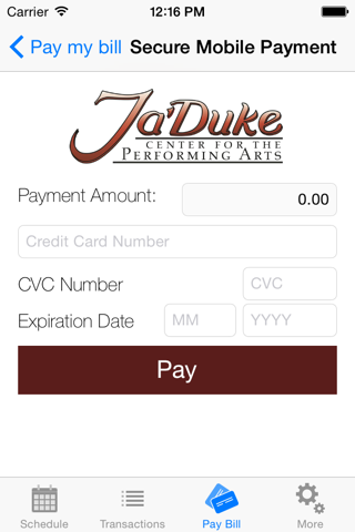 Ja'Duke Center for the Performing Arts screenshot 2