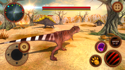 カルノータウルス シミュレータ ゲームフリー ： リアル 恐竜 サバイバル 3Dのおすすめ画像2