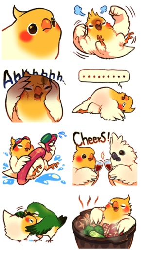 Best Cute Bird Stickers(圖2)-速報App