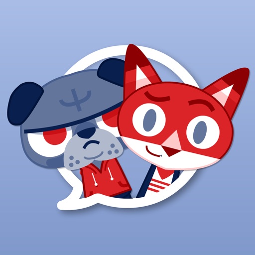 Winston & Fox - Fun Stickers icon