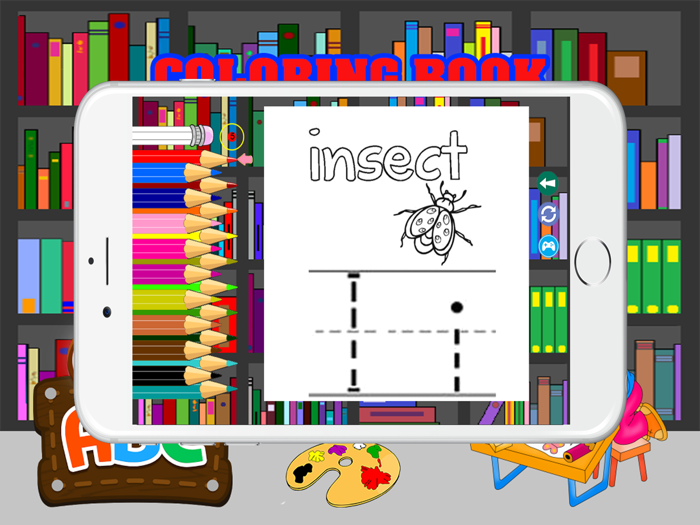 Alphabet Letters Coloring Book For Kids Tolders