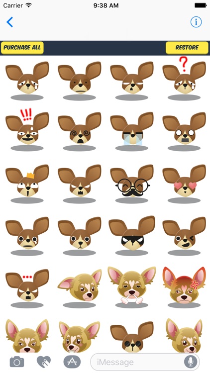 Chihuahua Stickers - Chihuahua Emojis Pack