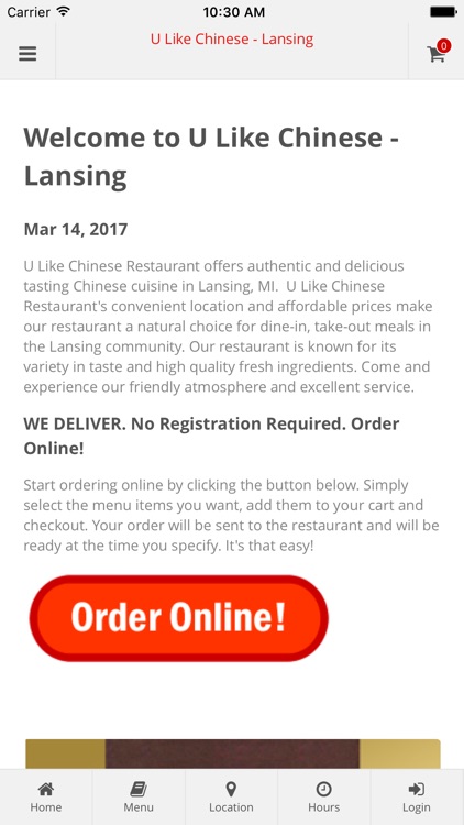 U Like Chinese - Lansing