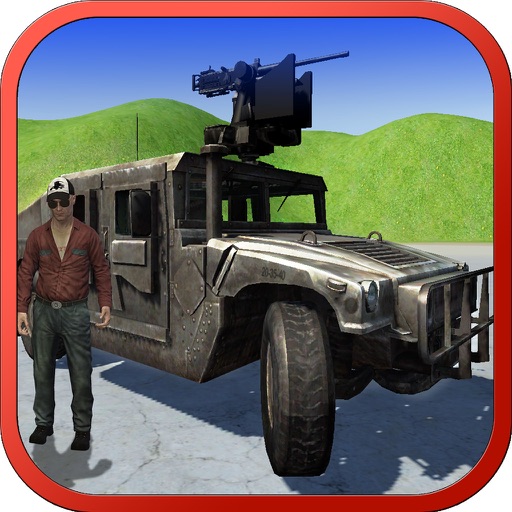 Army Hummer Transporter Truck Driver - Trucker Man