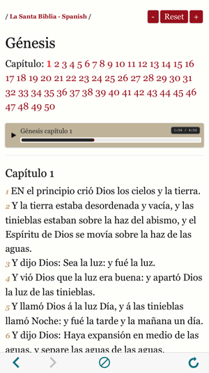 Spanish Bible : Easy to use Bible Audio book app(圖2)-速報App