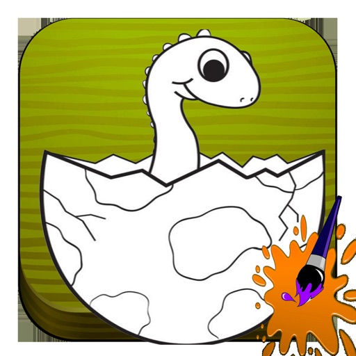 Animals Coloring Book Fun Draw Dinosuar and Park iOS App