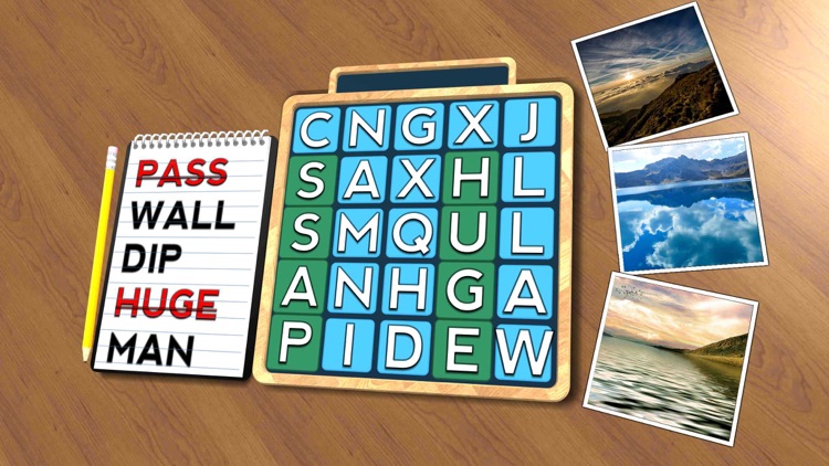 Wordsearch Revealer Mountains