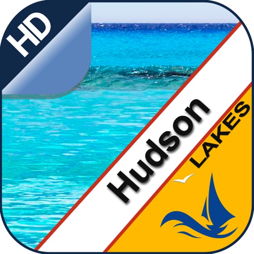 Hudson Lake GPS offline nautical chart for boaters icon