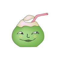 HannaによるKawaii Coconut - 2ステッカー