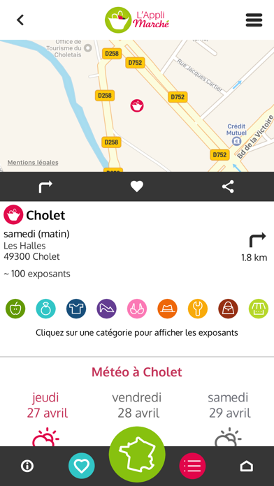 Appli marchés : tous les marchés en France screenshot 3