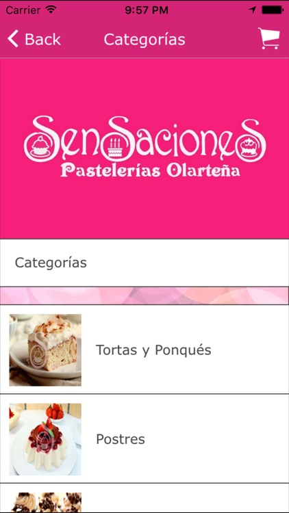 Pasteleria Sensaciones