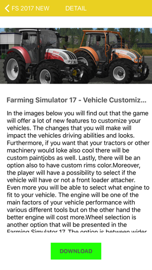 FS17 MOD - Mods For Farming Simulator 2017(圖2)-速報App