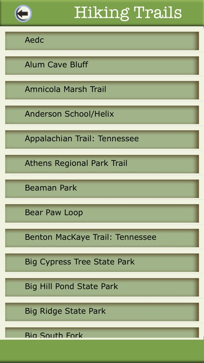 Tennessee Camping & Hiking Trails