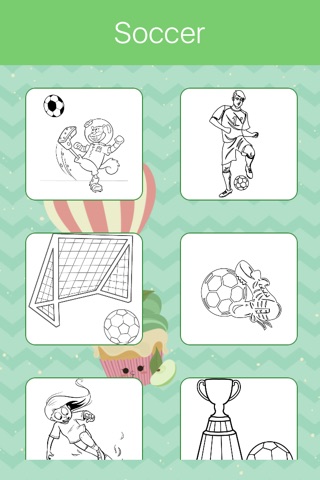 Football Coloring Book for Kids: Learn to color screenshot 3