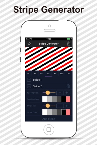 Stripe Pattern Generator - Striped Texture Maker screenshot 2