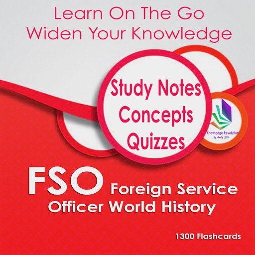 FSO Foreign Service Officer World History 1300 Q&A icon