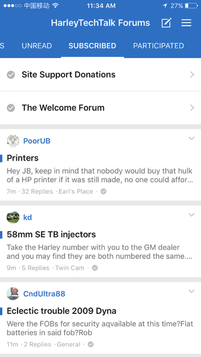 HarleyTechTalk Forums screenshot 4