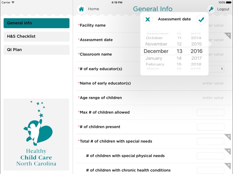 NC Child Care Health & Safety Assessment