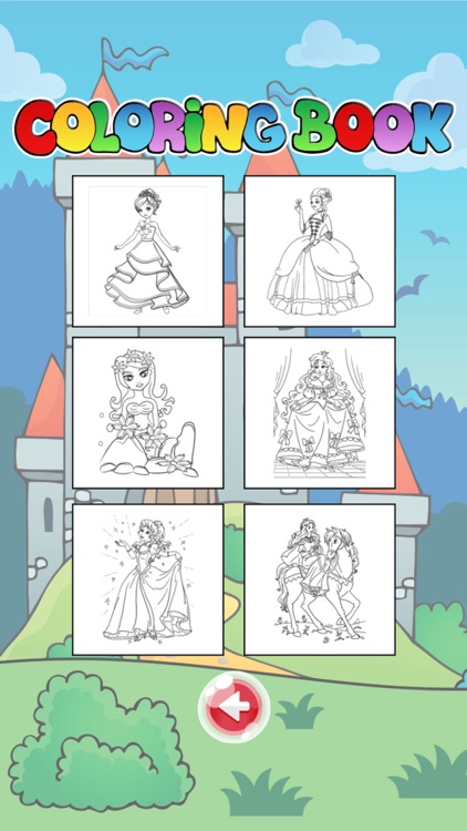 Princess coloring book For Toddler And Kids Free!