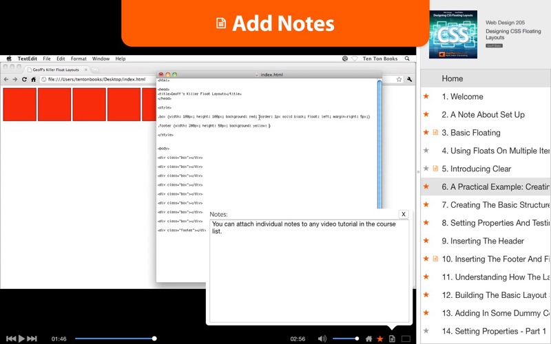 Web Design 205: Designing CSS Floating Layouts thumbnail 3