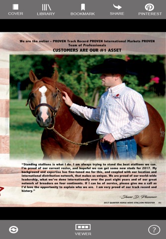 Quarter Horse News The Stallion Register screenshot 2