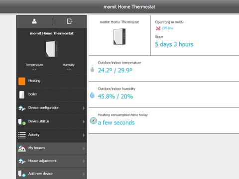 momit Home Thermostat screenshot 3