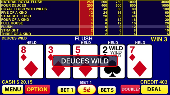 Deuces Wild Poker Free Download